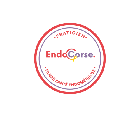 Badge Praticien de la filière santé endométriose EndoCorse